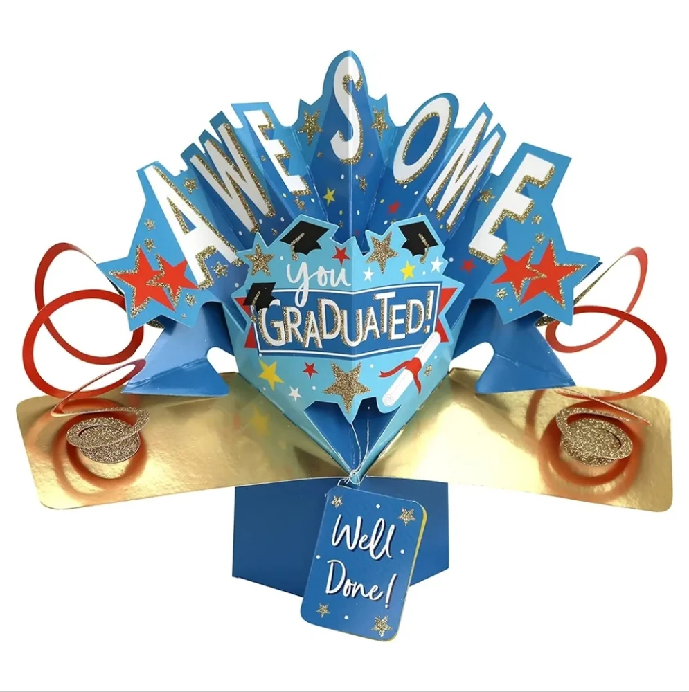 A Paper Miracle Second Nature Pop Ups Graduation Card Awesome